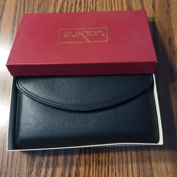 Buxton Handbags - Buxton Womens Clutch/Wallet, Black, NWOT